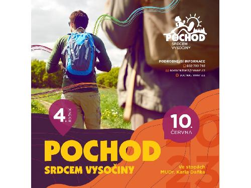 Aktualita - Obrázek - Pochod srdcem Vysočiny 10.6.2023